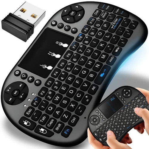 Kabellose mini tastatur mit - kabellose, mini-tastatur