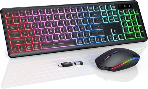 Kabellose tastatur und maus - tastatur,