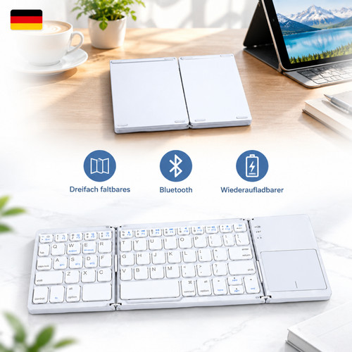 Faltbare kabellose tastatur - faltbare,