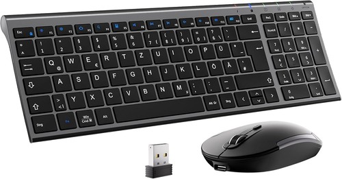 Iclever tastatur kabellos - tastatur,