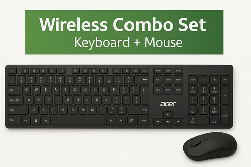 Kabellose tastatur maus - tastatur, maus‑set
