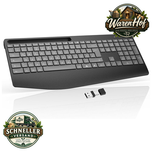 Kabellose tastatur beleuchtet - tastatur,